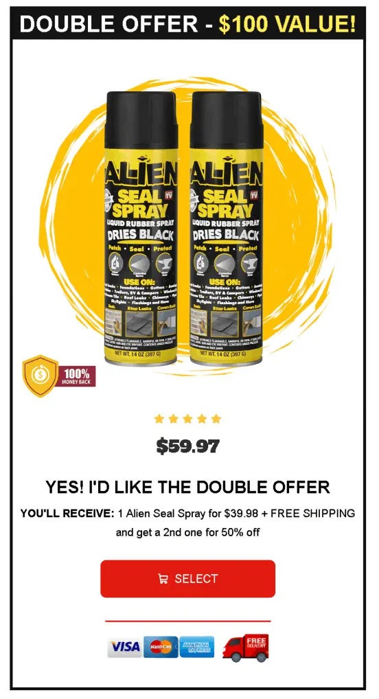 Alien Seal Spray offer price 